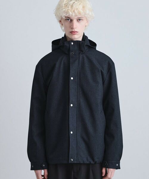 tk.TAKEO KIKUCHI / ティーケー タケオキクチ レザーブルゾン・ジャケット | 【3WAY】ウール調サキソニーフードブルゾン | 詳細11