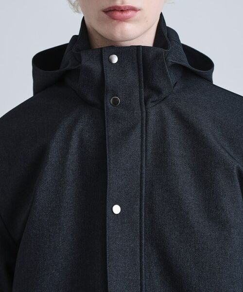 tk.TAKEO KIKUCHI / ティーケー タケオキクチ レザーブルゾン・ジャケット | 【3WAY】ウール調サキソニーフードブルゾン | 詳細14