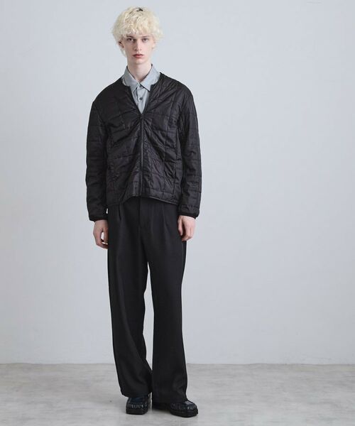 tk.TAKEO KIKUCHI / ティーケー タケオキクチ レザーブルゾン・ジャケット | 【3WAY】ウール調サキソニーフードブルゾン | 詳細9