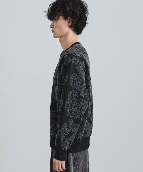 tk.TAKEO KIKUCHI / ティーケー タケオキクチ ニット・セーター | 【洗える】ペイズリーニットプルオーバー | 詳細11