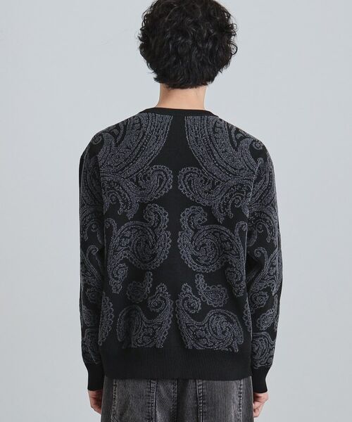 tk.TAKEO KIKUCHI / ティーケー タケオキクチ ニット・セーター | 【洗える】ペイズリーニットプルオーバー | 詳細12