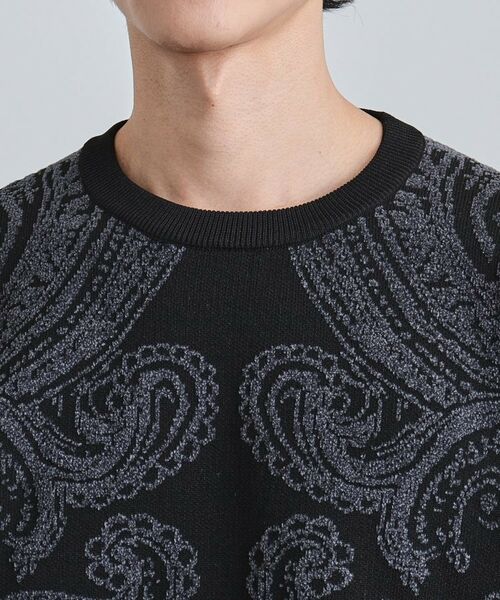 tk.TAKEO KIKUCHI / ティーケー タケオキクチ ニット・セーター | 【洗える】ペイズリーニットプルオーバー | 詳細13