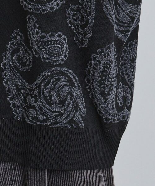 tk.TAKEO KIKUCHI / ティーケー タケオキクチ ニット・セーター | 【洗える】ペイズリーニットプルオーバー | 詳細15