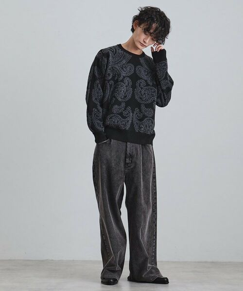 tk.TAKEO KIKUCHI / ティーケー タケオキクチ ニット・セーター | 【洗える】ペイズリーニットプルオーバー | 詳細7