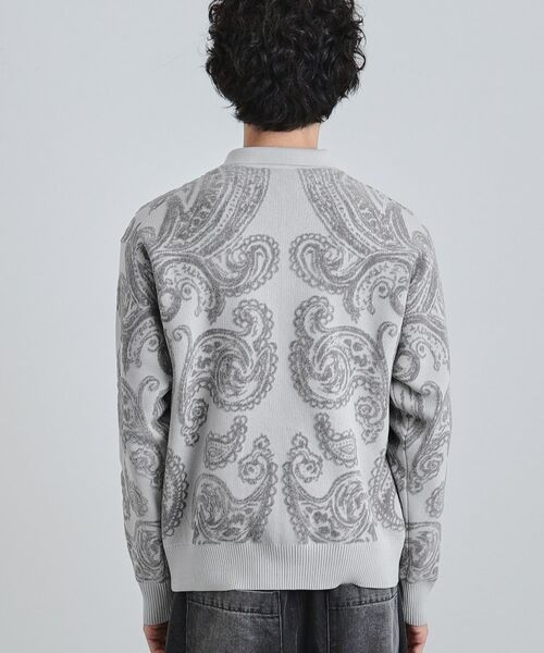tk.TAKEO KIKUCHI / ティーケー タケオキクチ カーディガン・ボレロ | 【洗える】ペイズリージップカーディガン | 詳細12