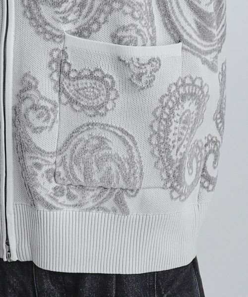 tk.TAKEO KIKUCHI / ティーケー タケオキクチ カーディガン・ボレロ | 【洗える】ペイズリージップカーディガン | 詳細16