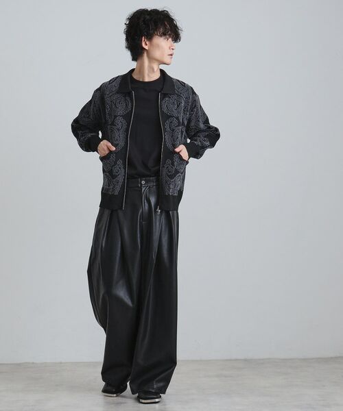 tk.TAKEO KIKUCHI / ティーケー タケオキクチ カーディガン・ボレロ | 【洗える】ペイズリージップカーディガン | 詳細7