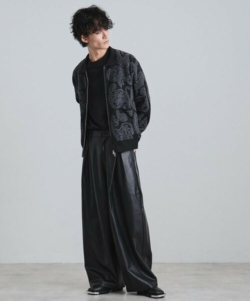 tk.TAKEO KIKUCHI / ティーケー タケオキクチ カーディガン・ボレロ | 【洗える】ペイズリージップカーディガン | 詳細8