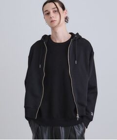 tk.TAKEO KIKUCHI / ティーケー タケオキクチ パーカー | アームシャーリングジップパーカー