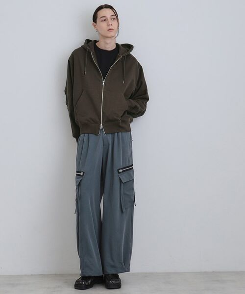 tk.TAKEO KIKUCHI / ティーケー タケオキクチ パーカー | アームシャーリングジップパーカー | 詳細11