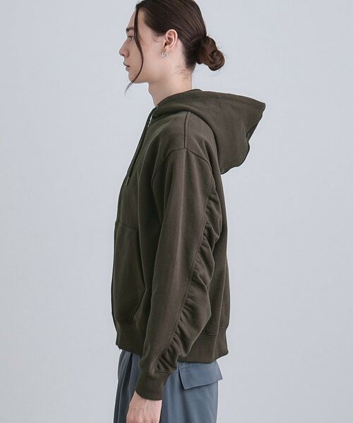 tk.TAKEO KIKUCHI / ティーケー タケオキクチ パーカー | アームシャーリングジップパーカー | 詳細15
