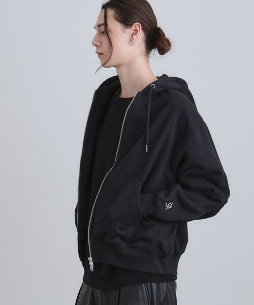 tk.TAKEO KIKUCHI / ティーケー タケオキクチ パーカー | アームシャーリングジップパーカー | 詳細6