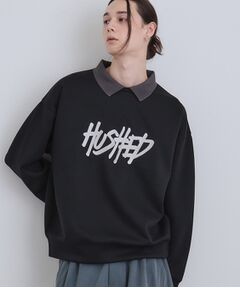 tk.TAKEO KIKUCHI / ティーケー タケオキクチ スウェット | レタードエンブロレイヤーカラーカットソー