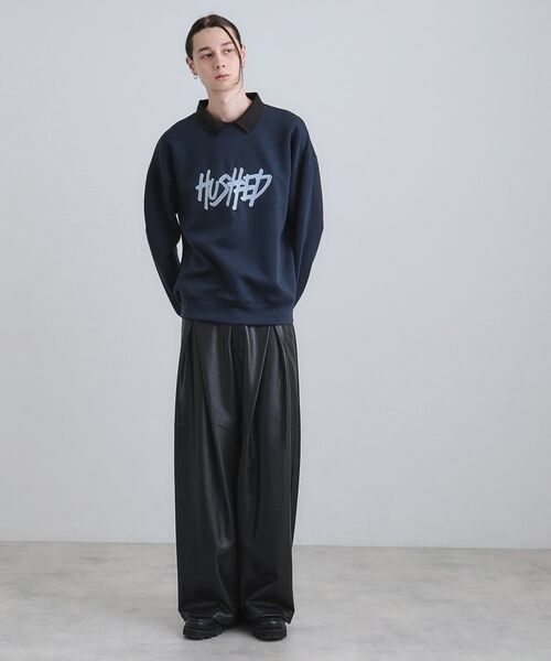 tk.TAKEO KIKUCHI / ティーケー タケオキクチ スウェット | レタードエンブロレイヤーカラーカットソー | 詳細11