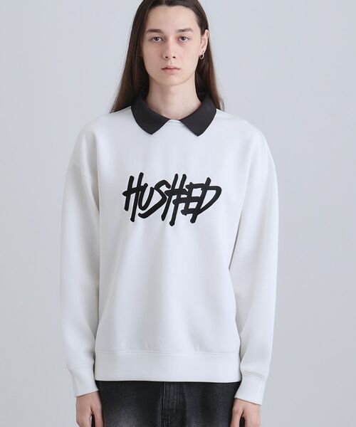 tk.TAKEO KIKUCHI / ティーケー タケオキクチ スウェット | レタードエンブロレイヤーカラーカットソー | 詳細14