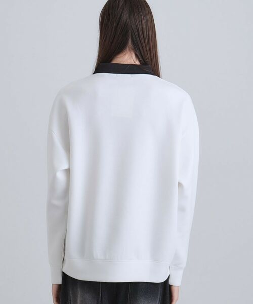 tk.TAKEO KIKUCHI / ティーケー タケオキクチ スウェット | レタードエンブロレイヤーカラーカットソー | 詳細16