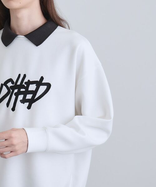 tk.TAKEO KIKUCHI / ティーケー タケオキクチ スウェット | レタードエンブロレイヤーカラーカットソー | 詳細18