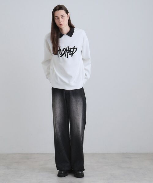 tk.TAKEO KIKUCHI / ティーケー タケオキクチ スウェット | レタードエンブロレイヤーカラーカットソー | 詳細3