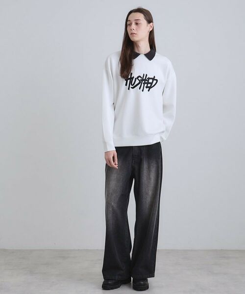 tk.TAKEO KIKUCHI / ティーケー タケオキクチ スウェット | レタードエンブロレイヤーカラーカットソー | 詳細4