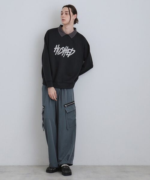 tk.TAKEO KIKUCHI / ティーケー タケオキクチ スウェット | レタードエンブロレイヤーカラーカットソー | 詳細7