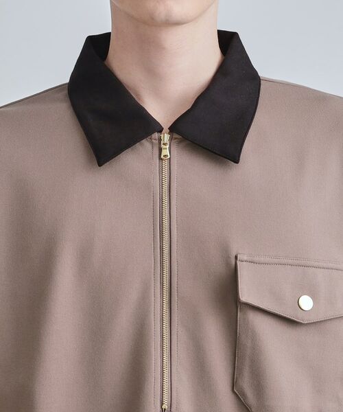 tk.TAKEO KIKUCHI / ティーケー タケオキクチ カットソー | ハードポンチハーフジップポロカットソー | 詳細17