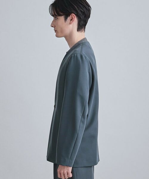 tk.TAKEO KIKUCHI / ティーケー タケオキクチ ノーカラージャケット | 【セットアップ対応】360度ストレッチノーカラージャケット | 詳細15