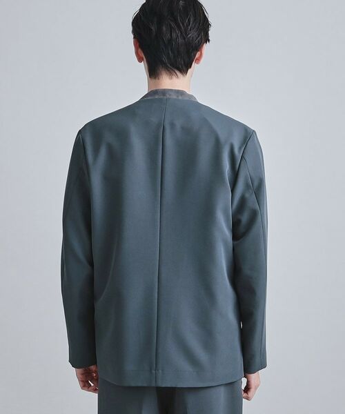 tk.TAKEO KIKUCHI / ティーケー タケオキクチ ノーカラージャケット | 【セットアップ対応】360度ストレッチノーカラージャケット | 詳細16