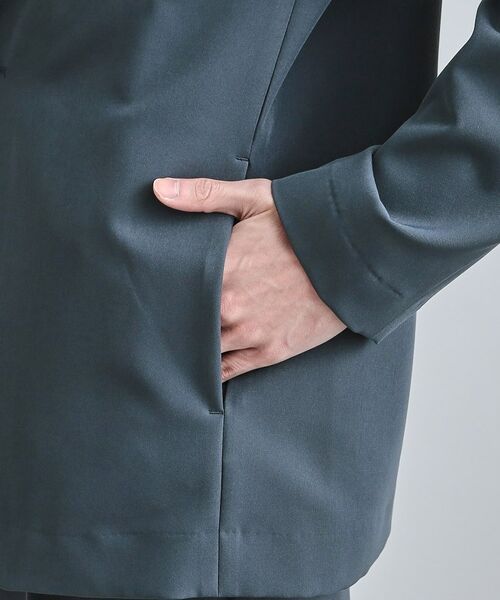 tk.TAKEO KIKUCHI / ティーケー タケオキクチ ノーカラージャケット | 【セットアップ対応】360度ストレッチノーカラージャケット | 詳細24