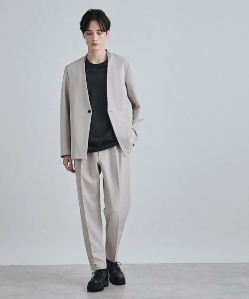 tk.TAKEO KIKUCHI / ティーケー タケオキクチ ノーカラージャケット | 【セットアップ対応】360度ストレッチノーカラージャケット | 詳細4