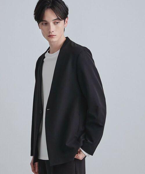 tk.TAKEO KIKUCHI / ティーケー タケオキクチ ノーカラージャケット | 【セットアップ対応】360度ストレッチノーカラージャケット | 詳細6