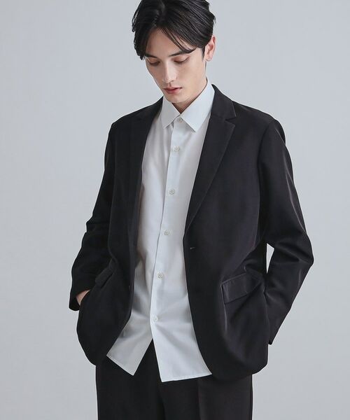 tk.TAKEO KIKUCHI / ティーケー タケオキクチ テーラードジャケット | 【セットアップ対応】360度ストレッチテーラードジャケット(ブラック(019))