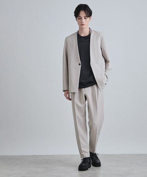 tk.TAKEO KIKUCHI / ティーケー タケオキクチ パンツ | 【セットアップ対応】360度ストレッチ ワイドテーパードパンツ | 詳細4