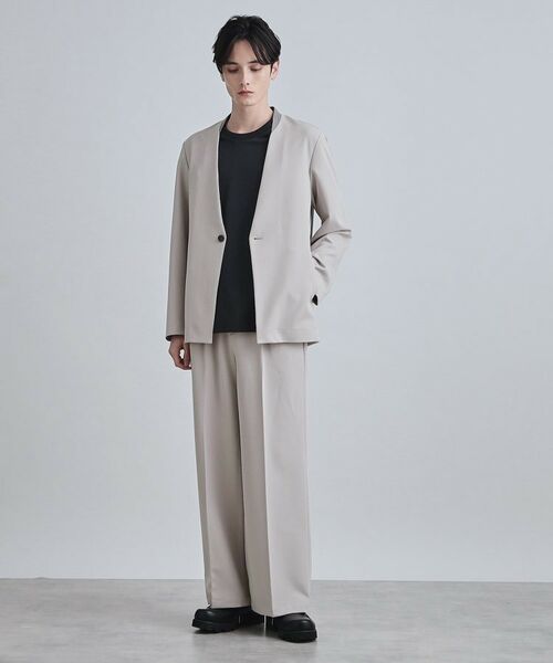 tk.TAKEO KIKUCHI / ティーケー タケオキクチ パンツ | 【セットアップ対応】360度ストレッチ ワイドストレートパンツ | 詳細3