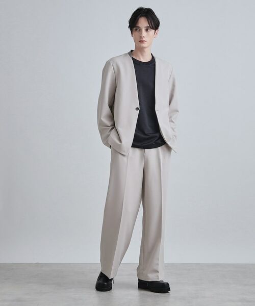 tk.TAKEO KIKUCHI / ティーケー タケオキクチ パンツ | 【セットアップ対応】360度ストレッチ ワイドストレートパンツ | 詳細4