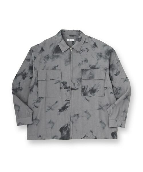 tk.TAKEO KIKUCHI / ティーケー タケオキクチ シャツ・ブラウス | シャンブレーシャツアウター | 詳細1
