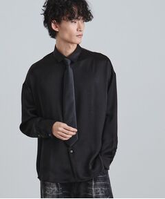 tk.TAKEO KIKUCHI / ティーケー タケオキクチ シャツ・ブラウス | 【ネクタイ付】楊柳シャツ