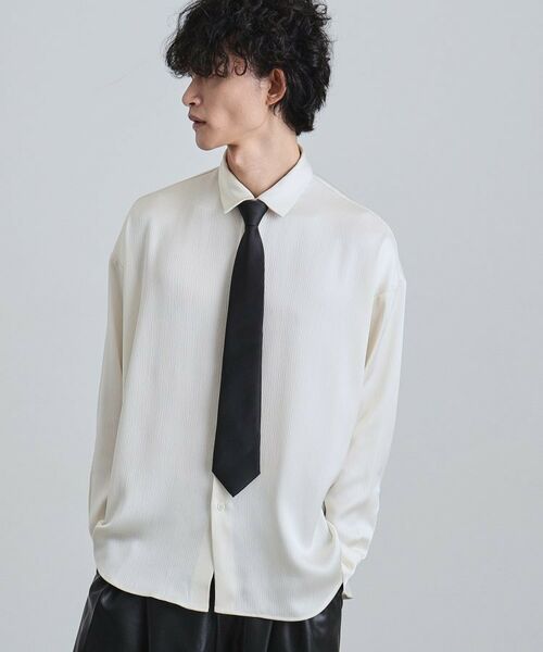 tk.TAKEO KIKUCHI / ティーケー タケオキクチ シャツ・ブラウス | 【ネクタイ付】楊柳シャツ | 詳細2
