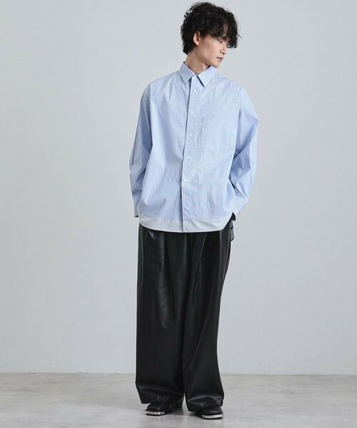 tk.TAKEO KIKUCHI / ティーケー タケオキクチ シャツ・ブラウス | レイヤードストライプシャツ | 詳細8