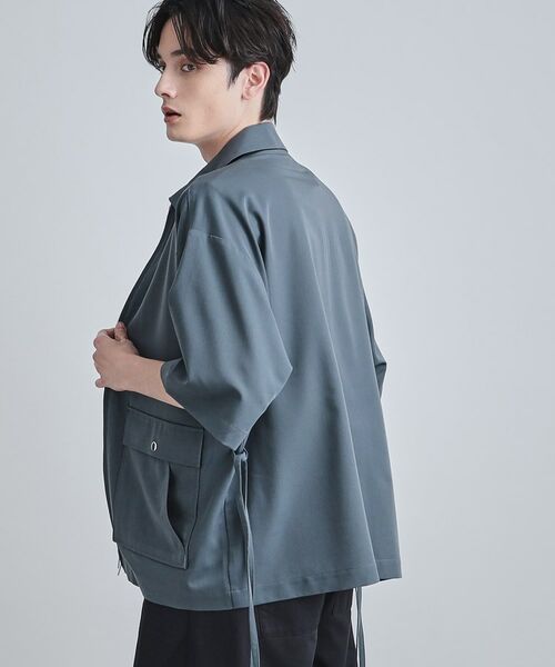 tk.TAKEO KIKUCHI / ティーケー タケオキクチ シャツ・ブラウス | フロントジップシャツアウター | 詳細10