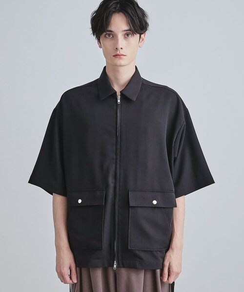 tk.TAKEO KIKUCHI / ティーケー タケオキクチ シャツ・ブラウス | フロントジップシャツアウター | 詳細14