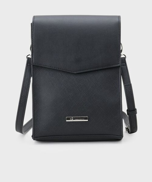 tk.TAKEO KIKUCHI / ティーケー タケオキクチ ショルダーバッグ | フラップスクエアミニョルダー（ブラック(119)）