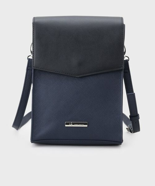 tk.TAKEO KIKUCHI / ティーケー タケオキクチ ショルダーバッグ | フラップスクエアミニョルダー（ネイビー(194)）