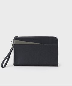 tk.TAKEO KIKUCHI / ティーケー タケオキクチ クラッチ・パーティバッグ | 切替ZIPクラッチバッグ