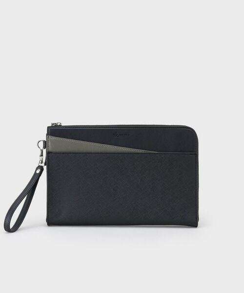 tk.TAKEO KIKUCHI / ティーケー タケオキクチ クラッチ・パーティバッグ | 切替ZIPクラッチバッグ | 詳細1