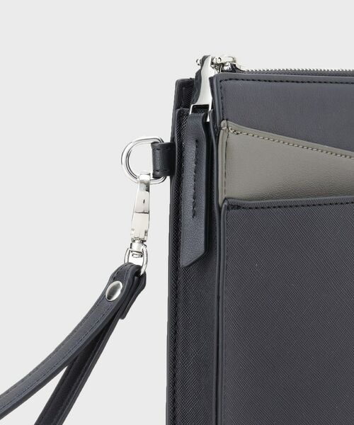 tk.TAKEO KIKUCHI / ティーケー タケオキクチ クラッチ・パーティバッグ | 切替ZIPクラッチバッグ | 詳細10