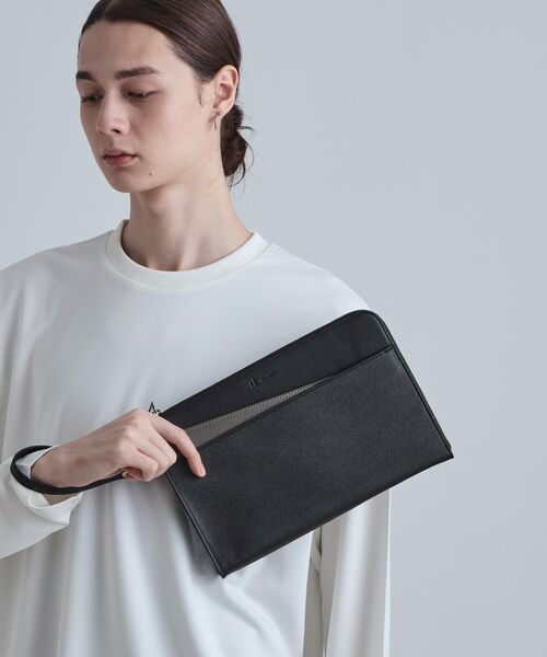 tk.TAKEO KIKUCHI / ティーケー タケオキクチ クラッチ・パーティバッグ | 切替ZIPクラッチバッグ | 詳細19