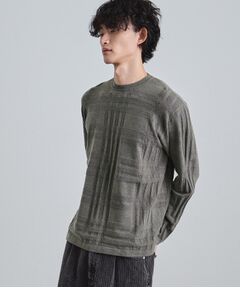 tk.TAKEO KIKUCHI / ティーケー タケオキクチ ニット・セーター | シャドーチェックニット