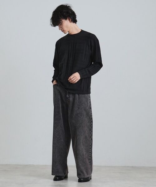 tk.TAKEO KIKUCHI / ティーケー タケオキクチ ニット・セーター | シャドーチェックニット | 詳細11