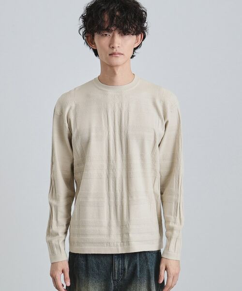 tk.TAKEO KIKUCHI / ティーケー タケオキクチ ニット・セーター | シャドーチェックニット | 詳細13