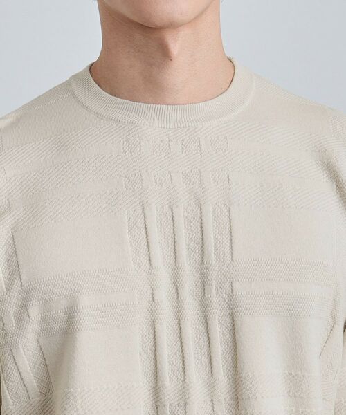 tk.TAKEO KIKUCHI / ティーケー タケオキクチ ニット・セーター | シャドーチェックニット | 詳細16